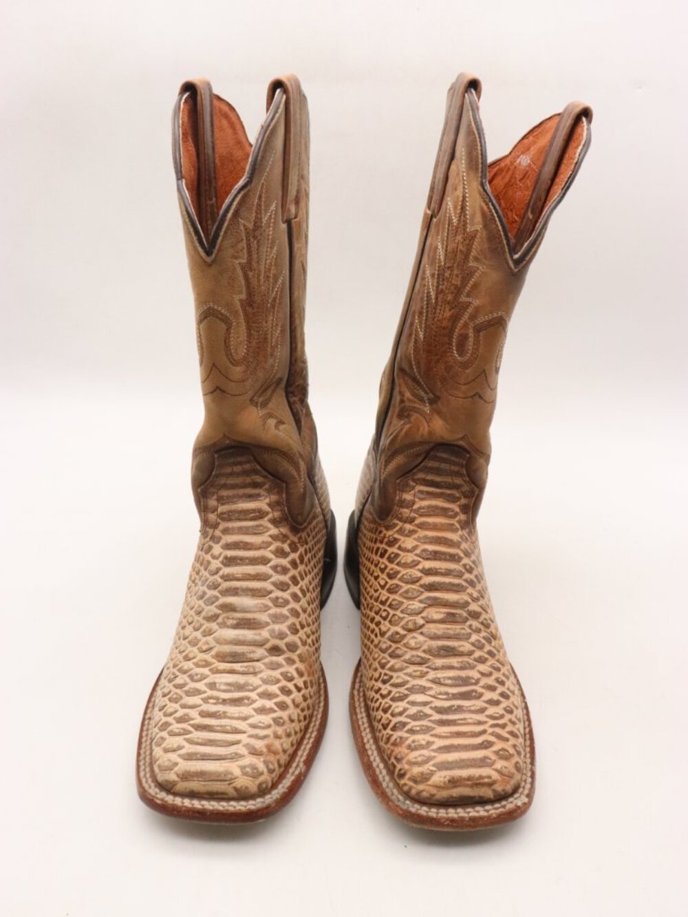 Dan Post Dee Women's Size 8 M Brown Embossed Leather Cowboy Western Shoes 4939 - Picture 2 of 9